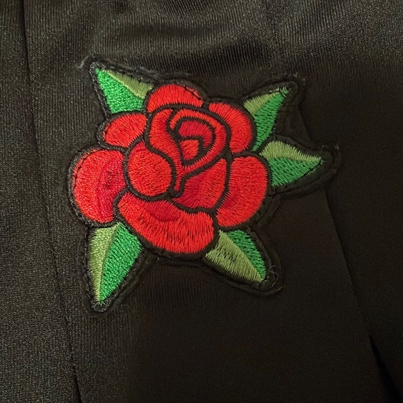 Rose Red Striped Pleated Skirt Exclusive - Picture 2 of 4